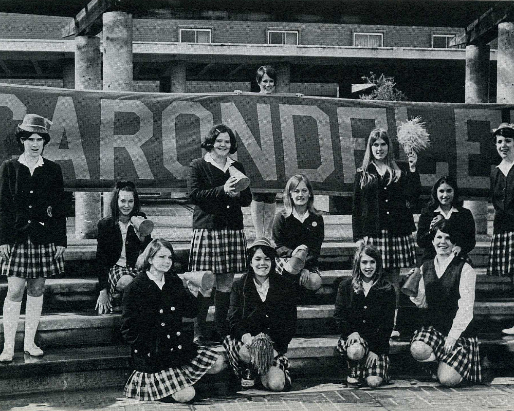 Rally Commissioner Chris Wheeler led the Pep Rally club in Carondelet's early years.