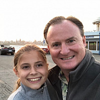Parent Fund Co-Chair Mike Gandy and his daughter, Charlotte.