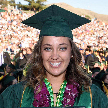 Paige Winter '15 - Cal Poly Graduation Day