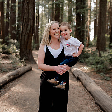 Amanda Paustian '02 & son